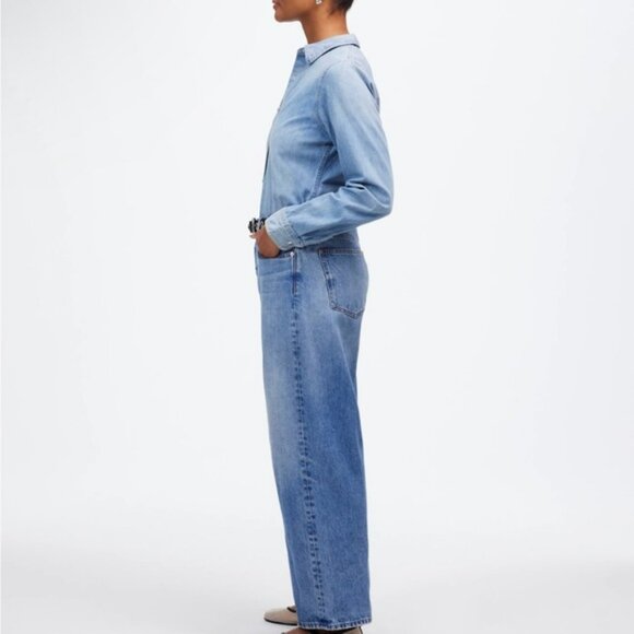 Madewell The Curvy Darted Barrel-Leg Jean size 28 - Picture 2 of 10